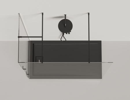 Душевой поддон из искусственного камня Salini CAPRI 120211M 150х80 белый